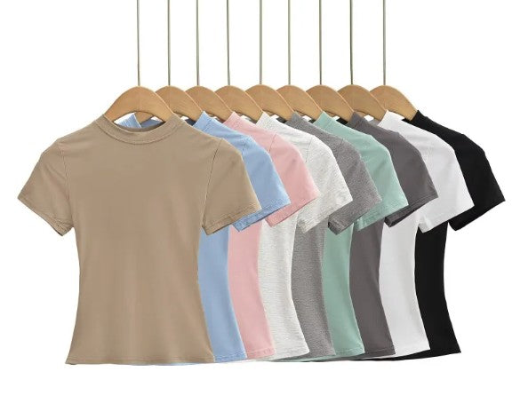 Women's Basic Round-Neck T-Shirt