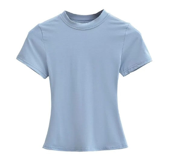 Women's Basic Round-Neck T-Shirt