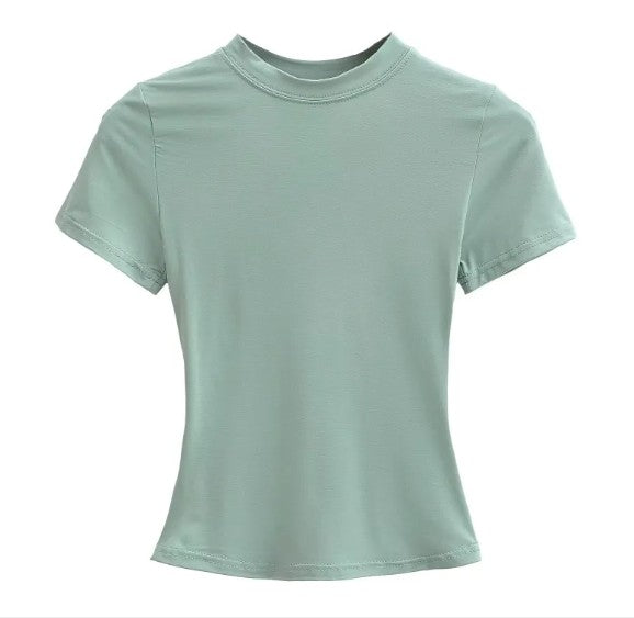 Women's Basic Round-Neck T-Shirt
