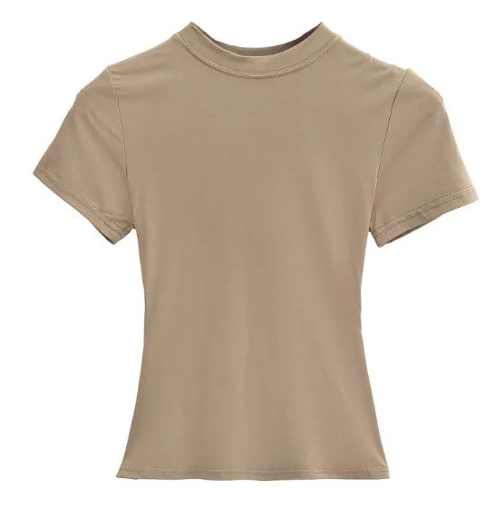 Women's Basic Round-Neck T-Shirt