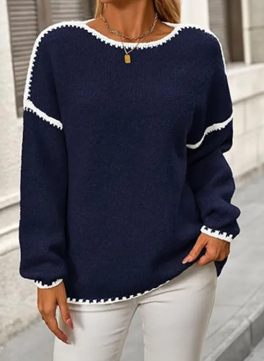 Women's Cozy Knit Pullover Sweater